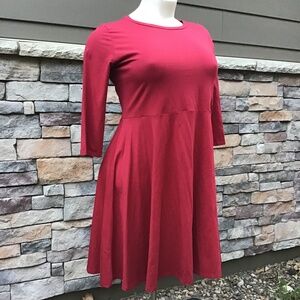 Ouges knit dress, very stretchy, figure flattering skater skirt size 2XL. NWT